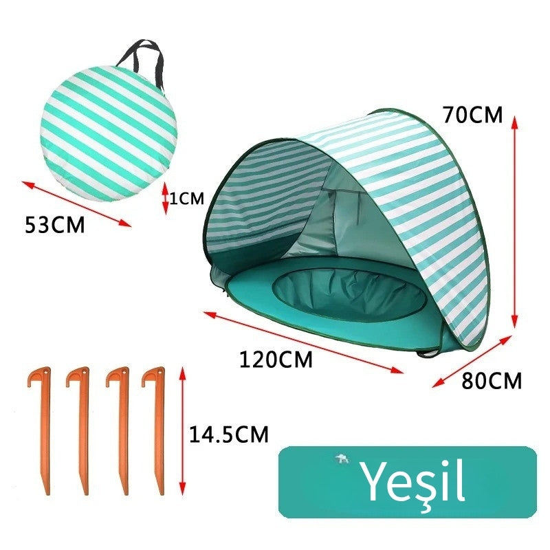 Katlanabilir UV Korumalı Çocuk Plaj Çadırı