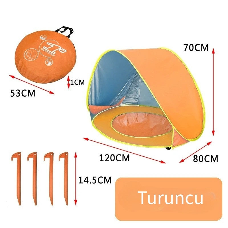 Katlanabilir UV Korumalı Çocuk Plaj Çadırı